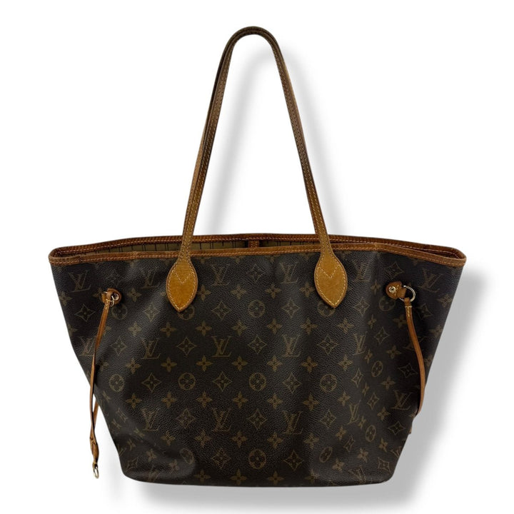 Louis Vuitton Brown Monogram Neverfull MM Handbag - Lux Central