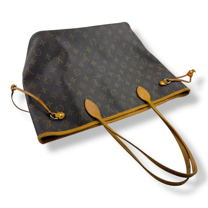 Louis Vuitton Brown Monogram Neverfull MM Handbag - Lux Central