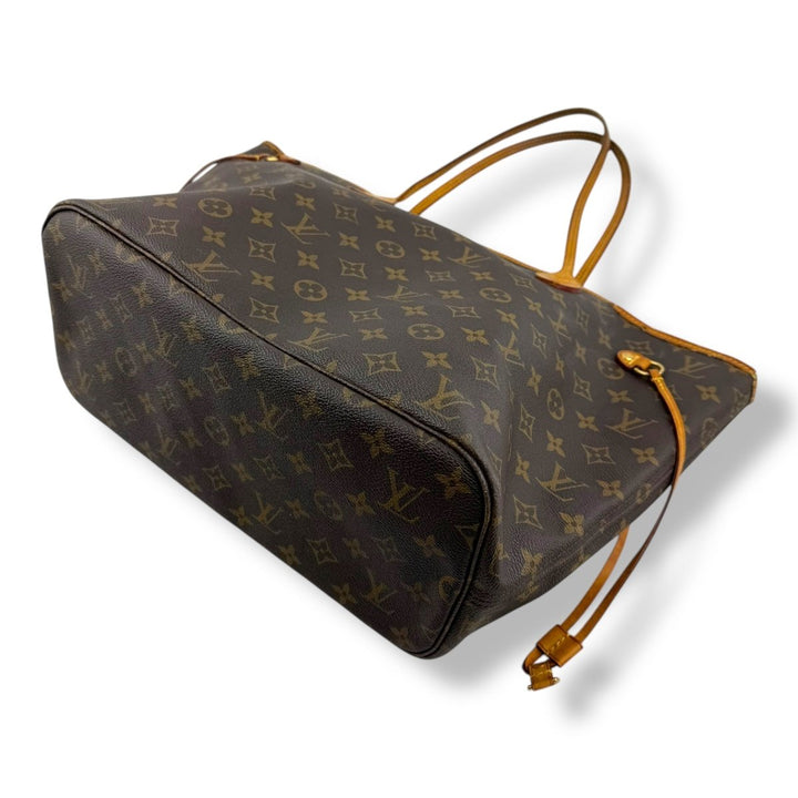 Louis Vuitton Brown Monogram Neverfull MM Handbag - Lux Central