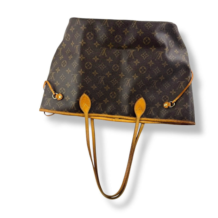 Louis Vuitton Brown Monogram Neverfull MM Handbag - Lux Central