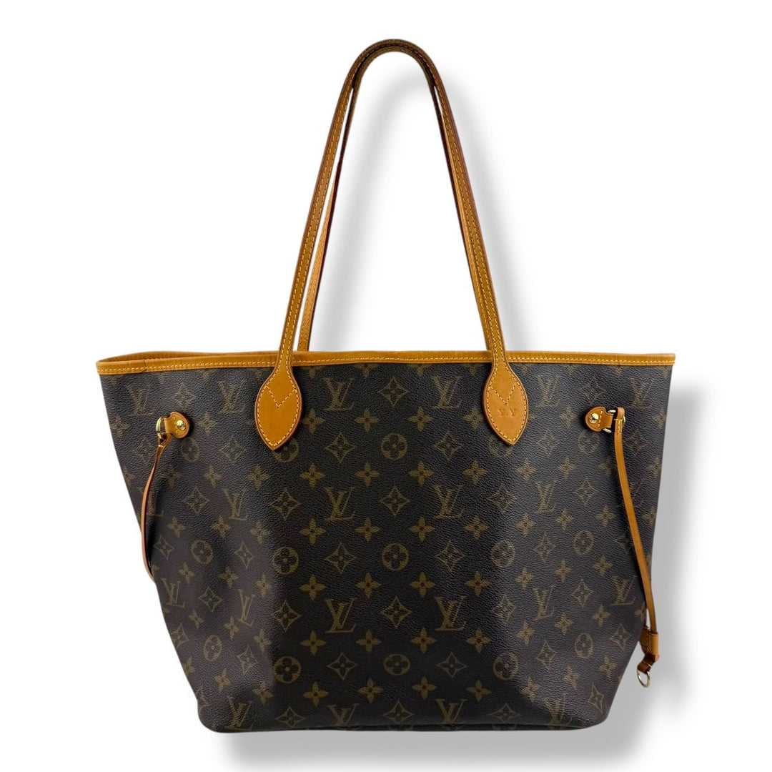 Louis Vuitton Brown Monogram Neverfull MM Handbag - Lux Central