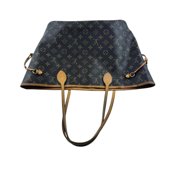 Louis Vuitton Brown Monogram Neverfull MM Handbag - Lux Central