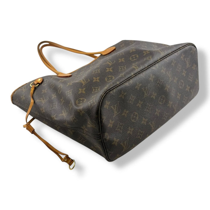 Louis Vuitton Brown Monogram Neverfull MM Handbag - Lux Central
