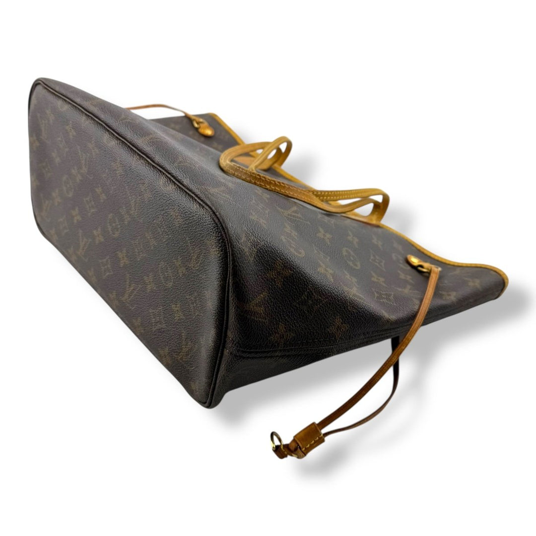 Louis Vuitton Brown Monogram Neverfull MM Handbag - Lux Central