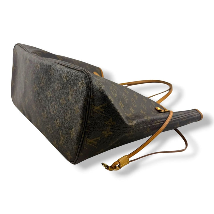 Louis Vuitton Brown Monogram Neverfull MM Handbag - Lux Central