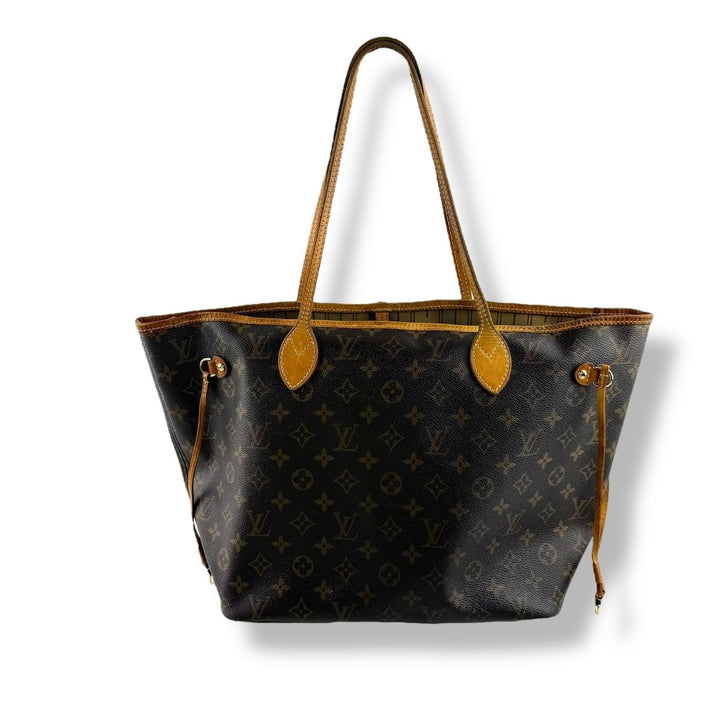 Louis Vuitton Brown Monogram Neverfull MM Handbag - Lux Central