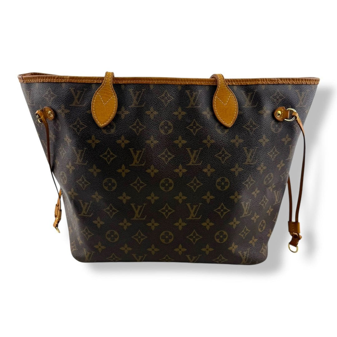 Louis Vuitton Brown Monogram Neverfull MM Handbag - Lux Central