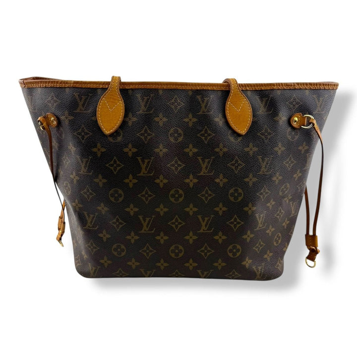 Louis Vuitton Brown Monogram Neverfull MM Handbag - Lux Central