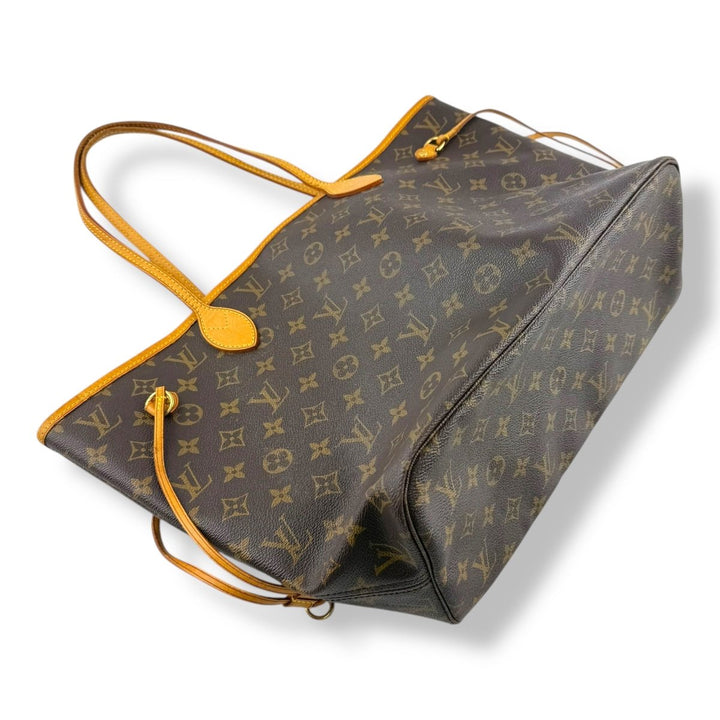 Louis Vuitton Brown Monogram Neverfull MM Handbag - Lux Central
