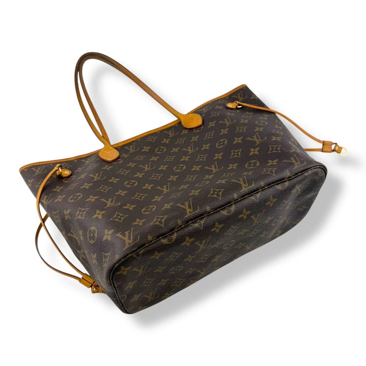 Louis Vuitton Brown Monogram Neverfull MM Handbag - Lux Central