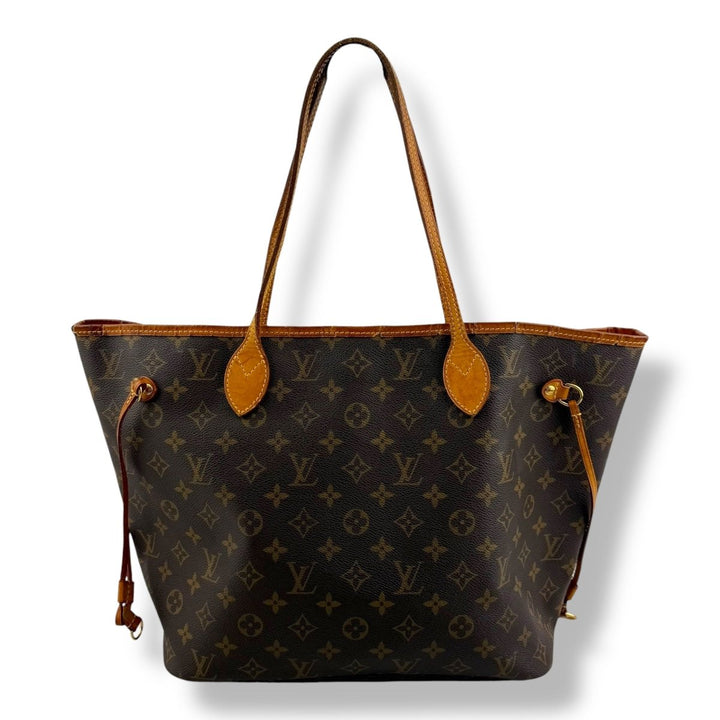 Louis Vuitton Brown Monogram Neverfull MM Handbag - Lux Central