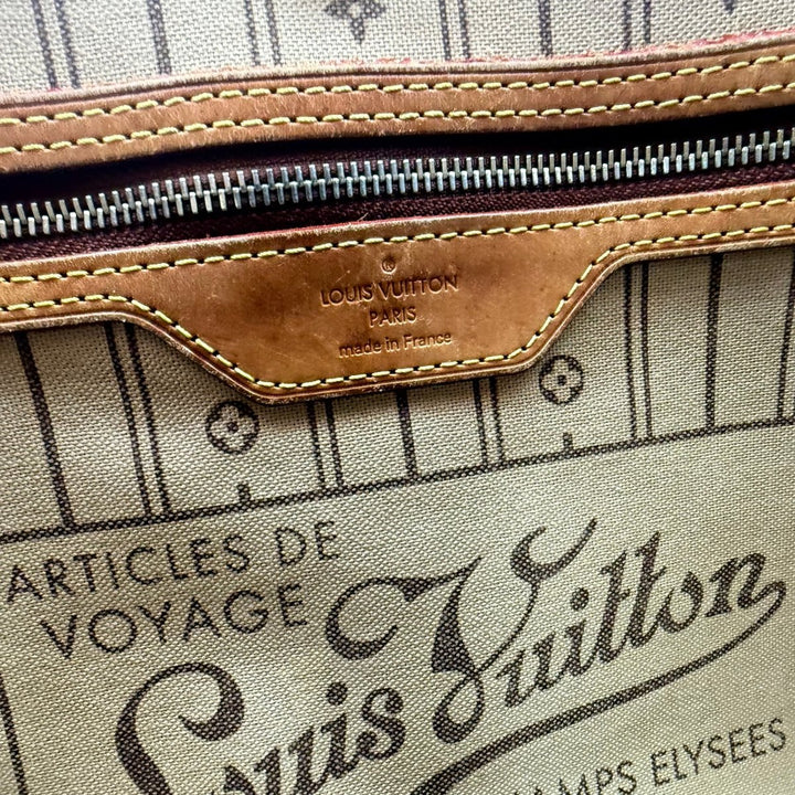 Louis Vuitton Brown Monogram Neverfull MM Handbag - Lux Central