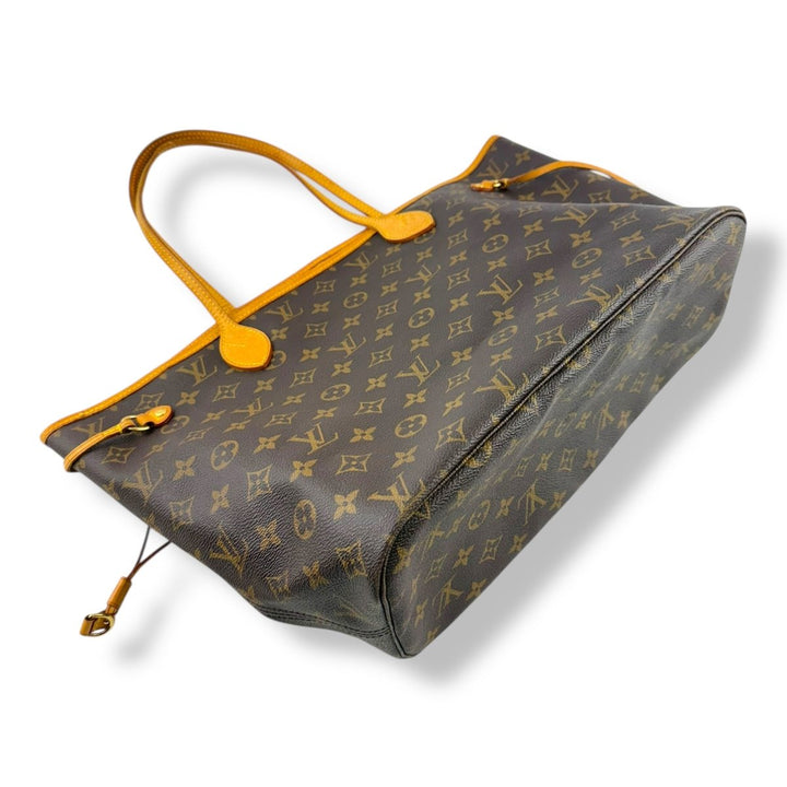Louis Vuitton Brown Monogram Neverfull MM Handbag - Lux Central
