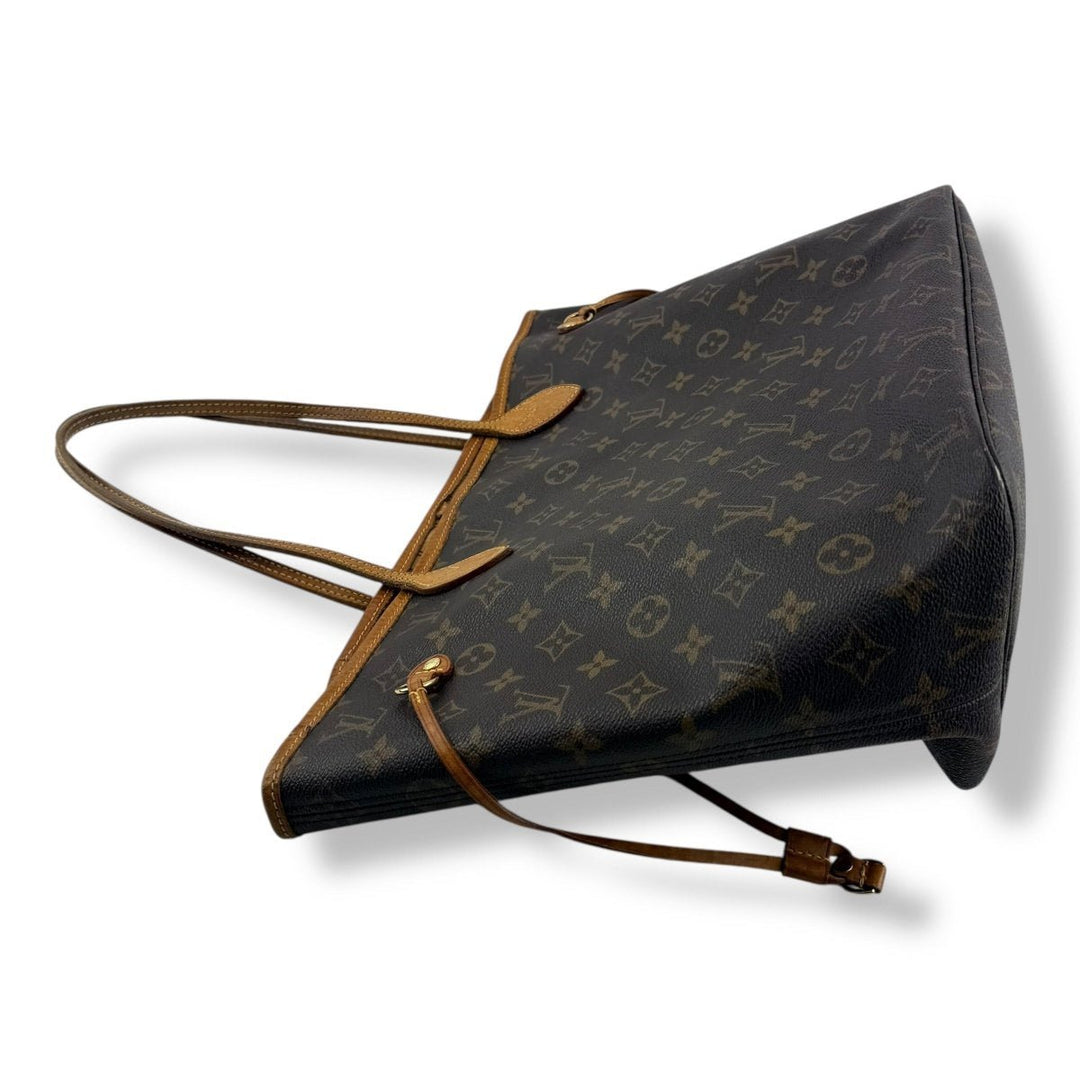 Louis Vuitton Brown Monogram Neverfull MM Handbag - Lux Central