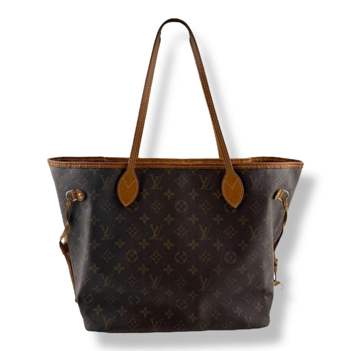 Louis Vuitton Brown Monogram Neverfull MM Handbag - Lux Central