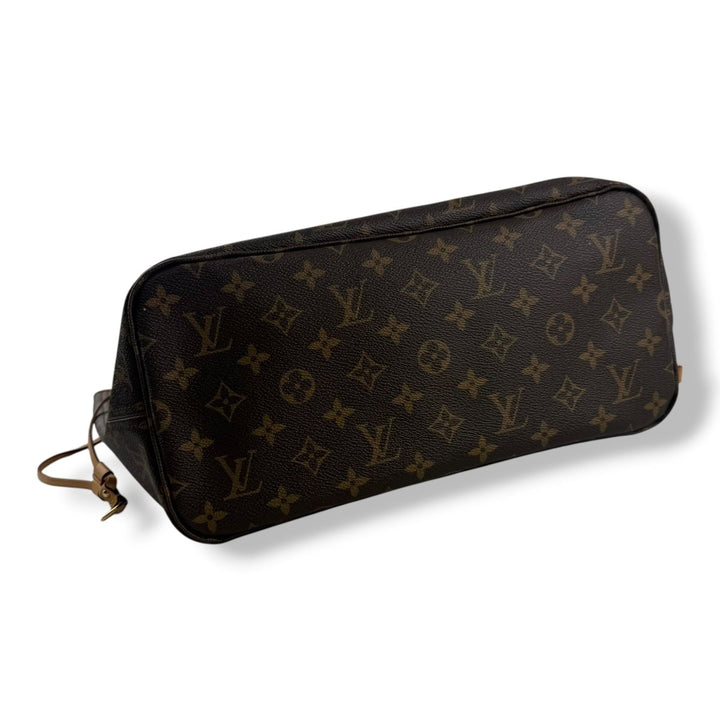 Louis Vuitton Brown Monogram Neverfull MM Handbag W/Pouch - Lux Central