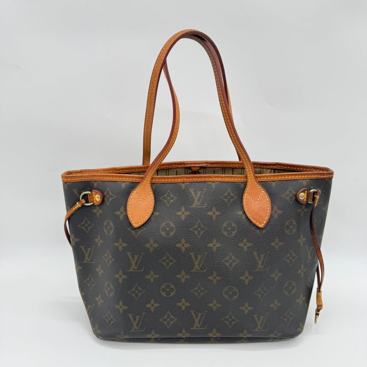 Louis Vuitton Brown Monogram Neverfull PM Handbag - Lux Central