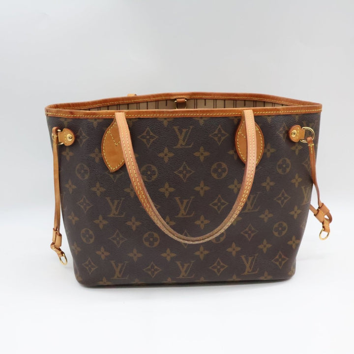 Louis Vuitton Brown Monogram Neverfull PM Handbag - Lux Central