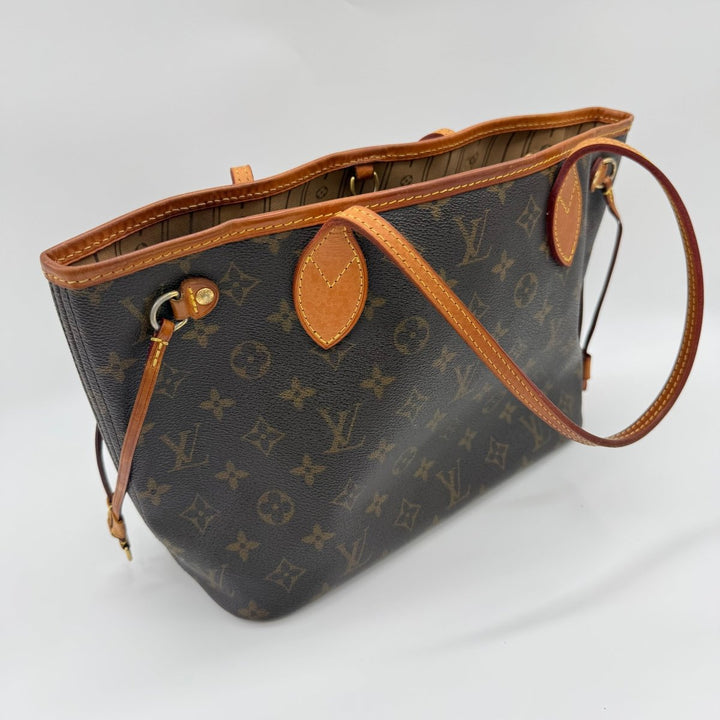 Louis Vuitton Brown Monogram Neverfull PM Handbag - Lux Central