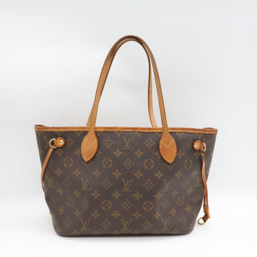 Louis Vuitton Brown Monogram Neverfull PM Handbag - Lux Central
