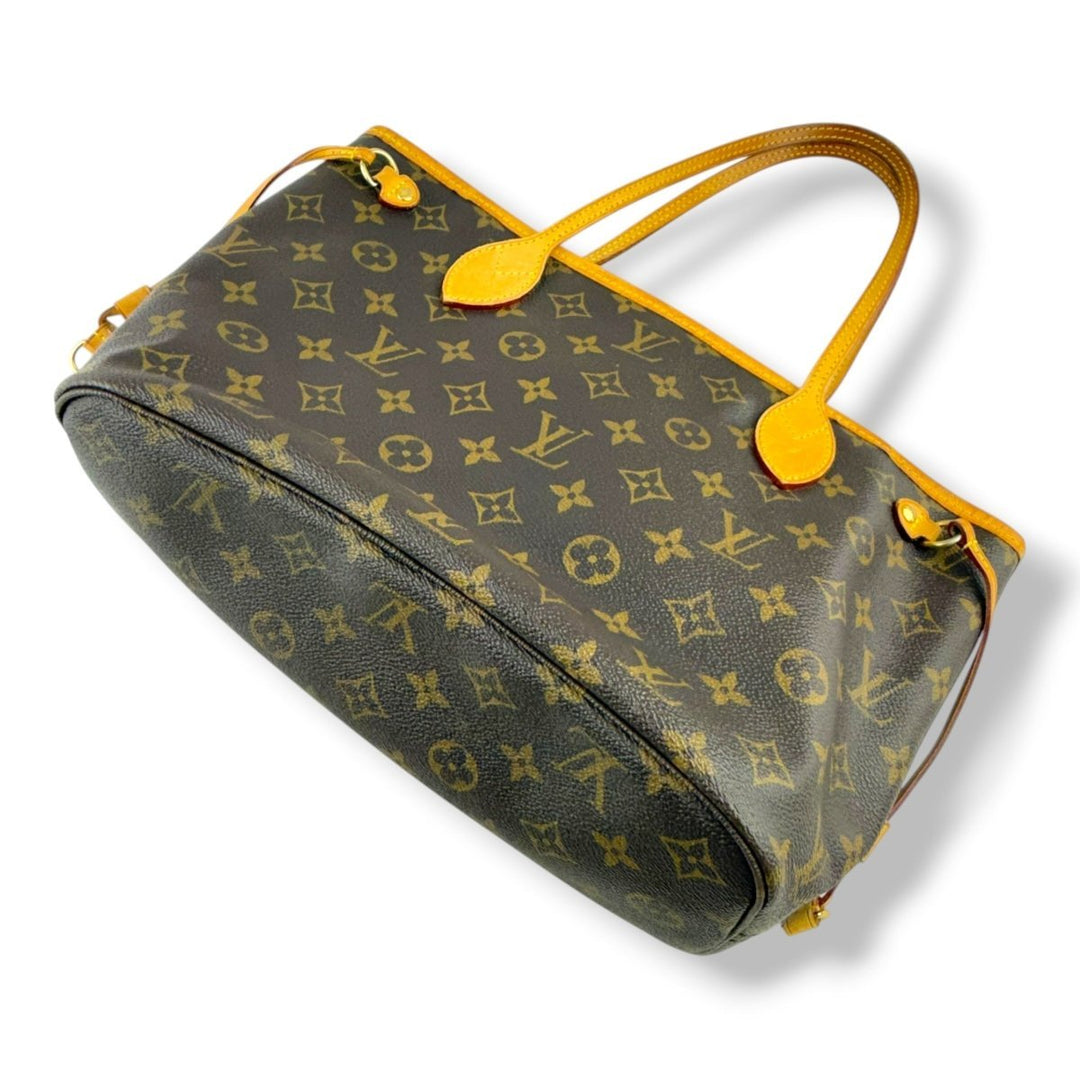 Louis Vuitton Brown Monogram Neverfull PM Handbag - Lux Central