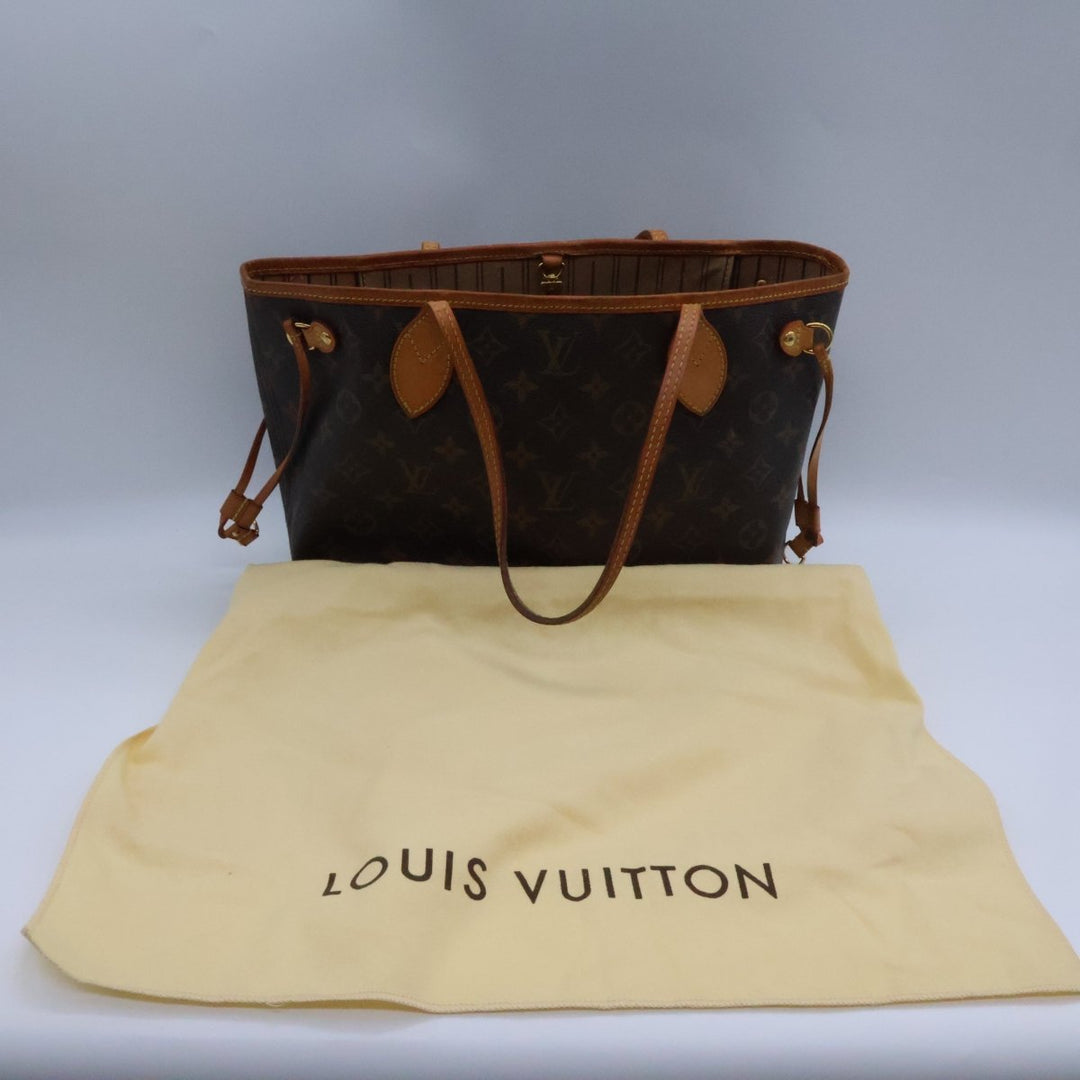 Louis Vuitton Brown Monogram Neverfull PM Handbag - Lux Central