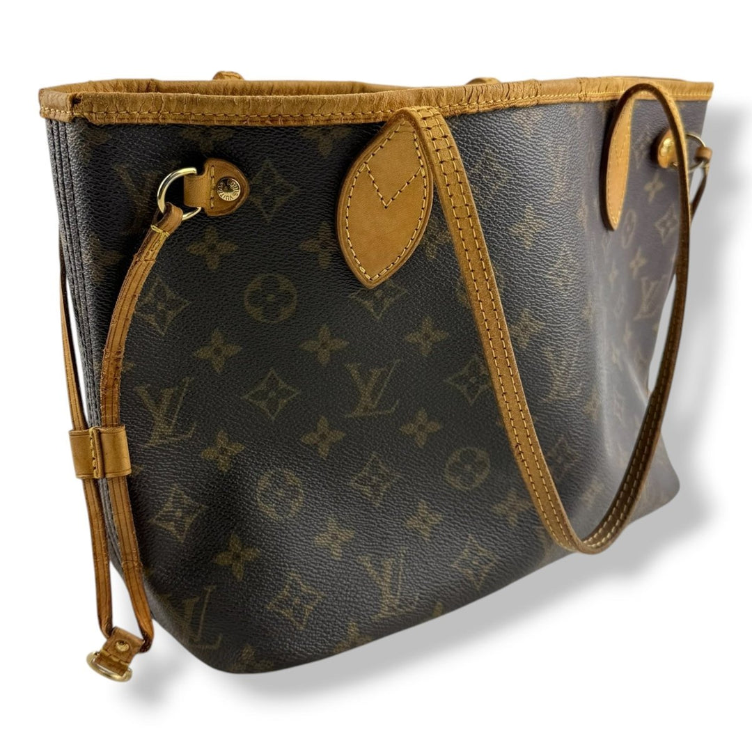 Louis Vuitton Brown Monogram Neverfull PM Handbag - Lux Central
