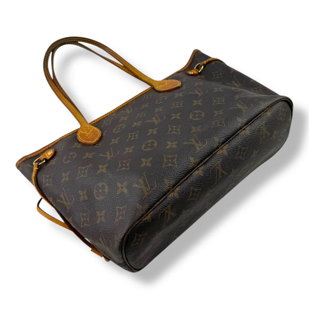 Louis Vuitton Brown Monogram Neverfull PM Handbag - Lux Central