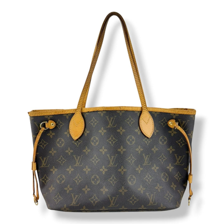 Louis Vuitton Brown Monogram Neverfull PM Handbag - Lux Central