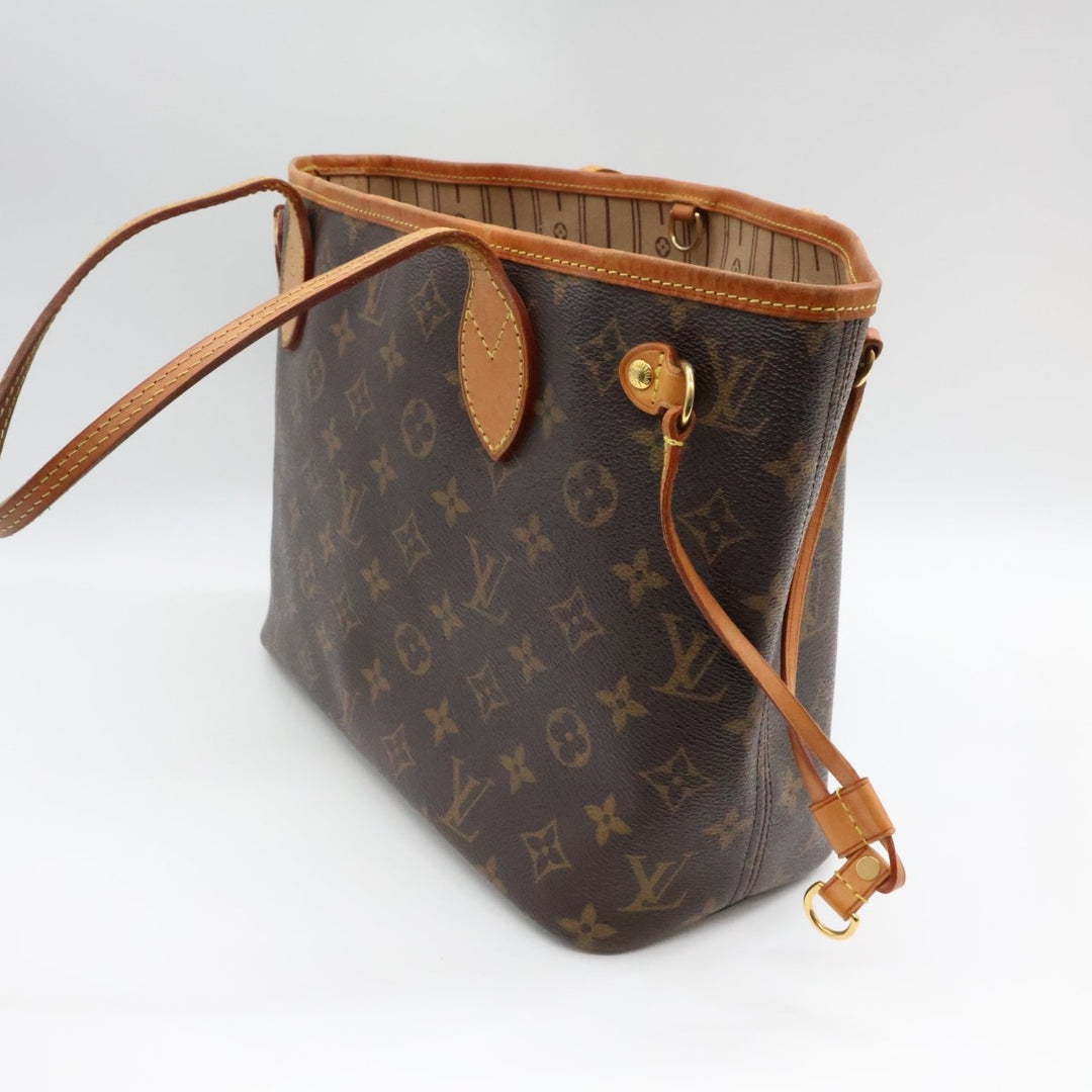 Louis Vuitton Brown Monogram Neverfull PM Handbag - Lux Central