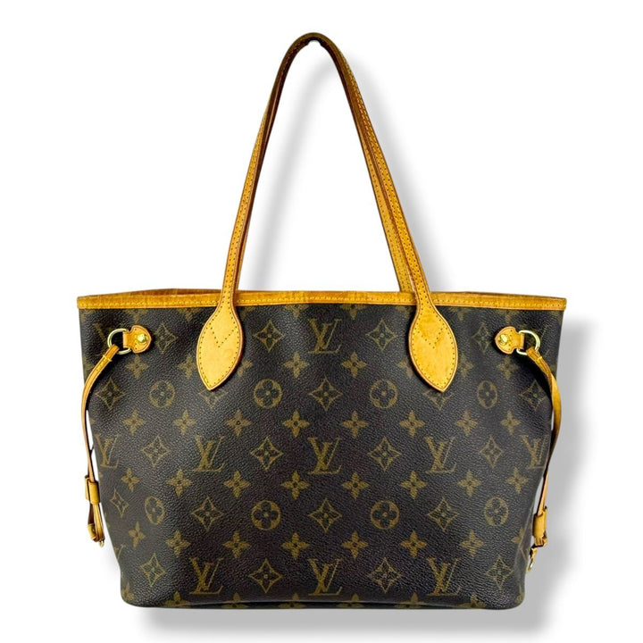 Louis Vuitton Brown Monogram Neverfull PM Handbag - Lux Central