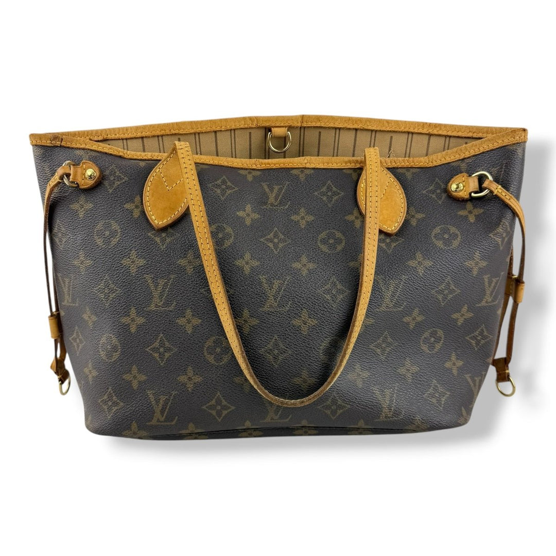 Louis Vuitton Brown Monogram Neverfull PM Handbag - Lux Central