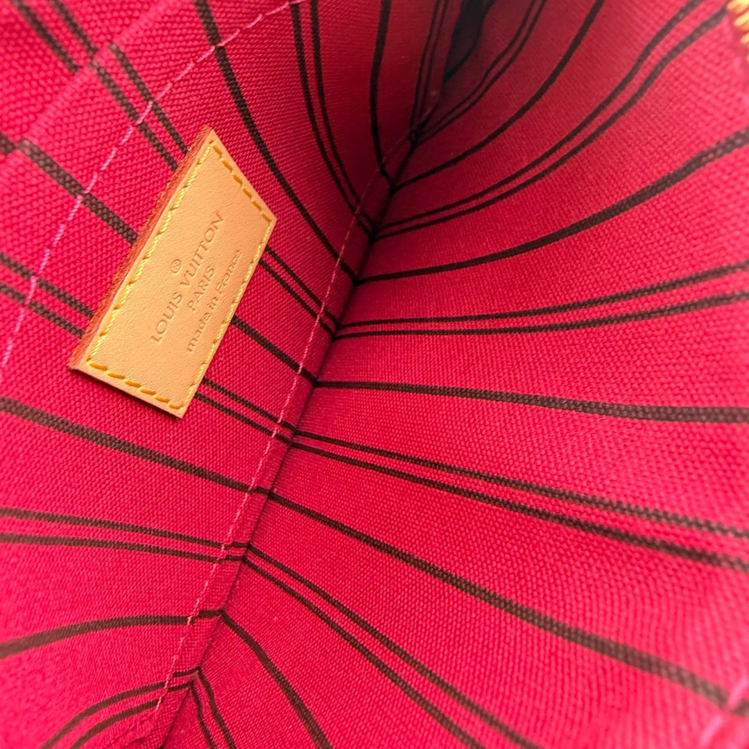 Louis Vuitton Brown Monogram Neverfull PM Pouch - Lux Central