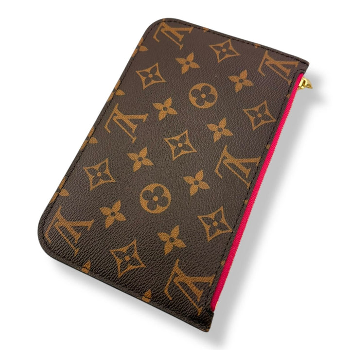 Louis Vuitton Brown Monogram Neverfull PM Pouch - Lux Central