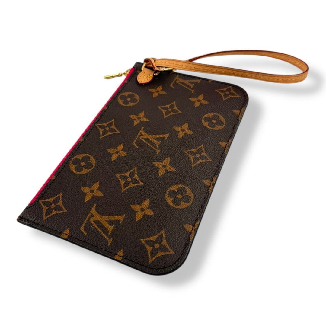 Louis Vuitton Brown Monogram Neverfull PM Pouch - Lux Central