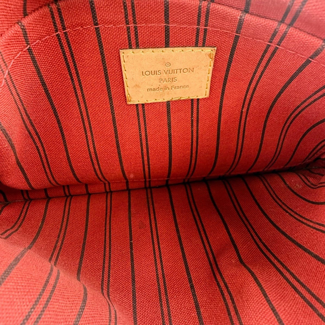 Louis Vuitton Brown Monogram Neverfull Pouch - Lux Central