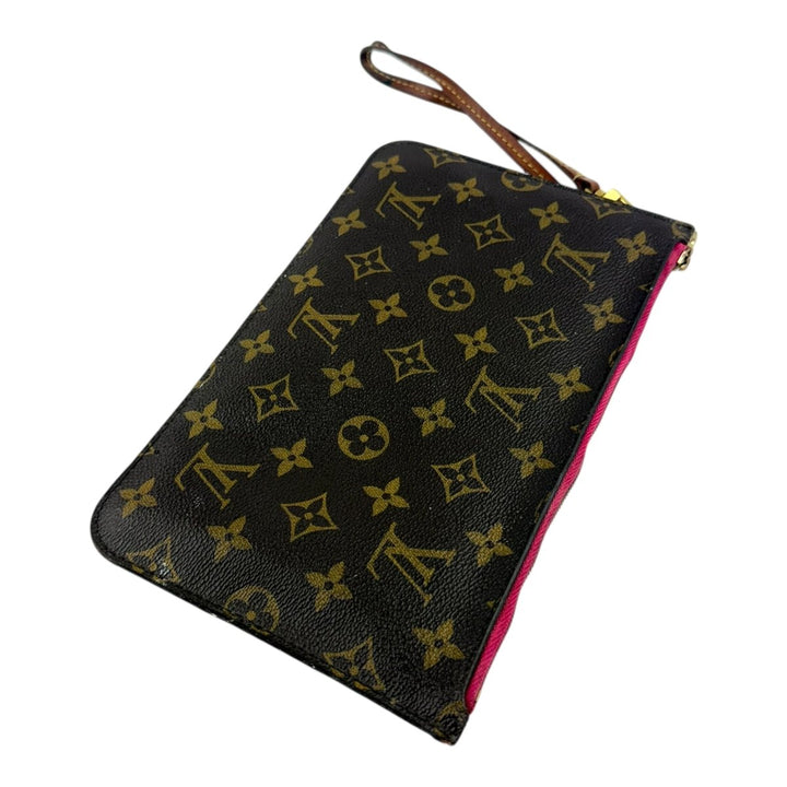 Louis Vuitton Brown Monogram Neverfull Pouch - Lux Central