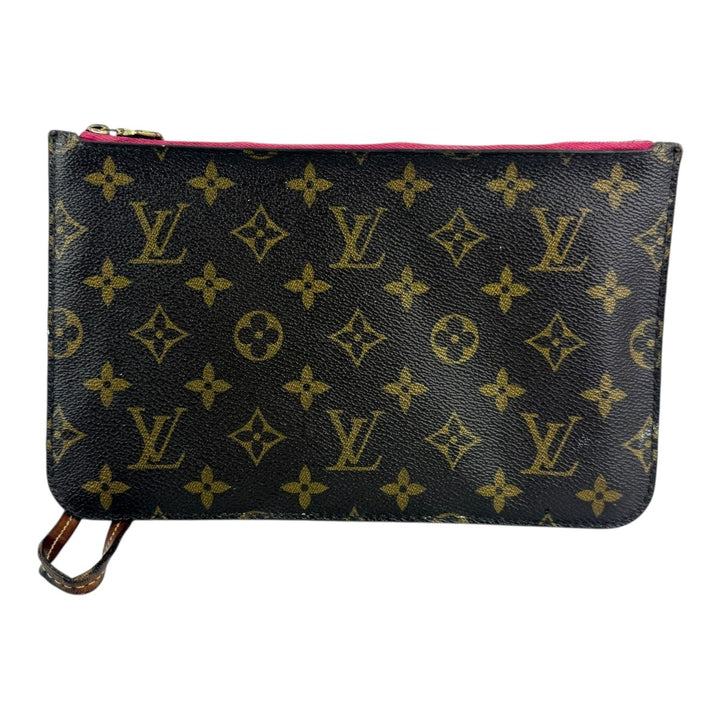 Louis Vuitton Brown Monogram Neverfull Pouch - Lux Central