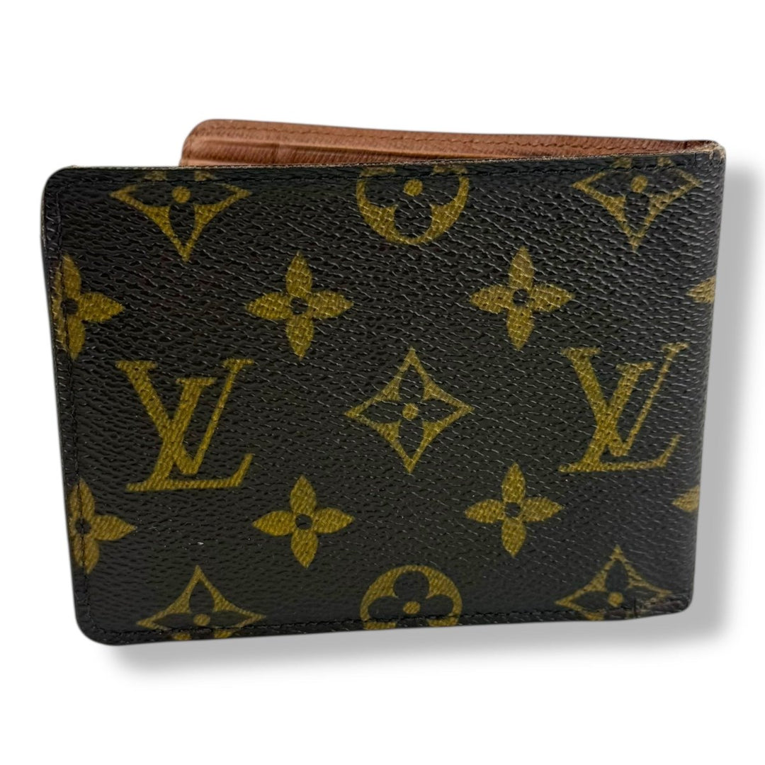 Louis Vuitton Brown Monogram Open Wallet - Lux Central