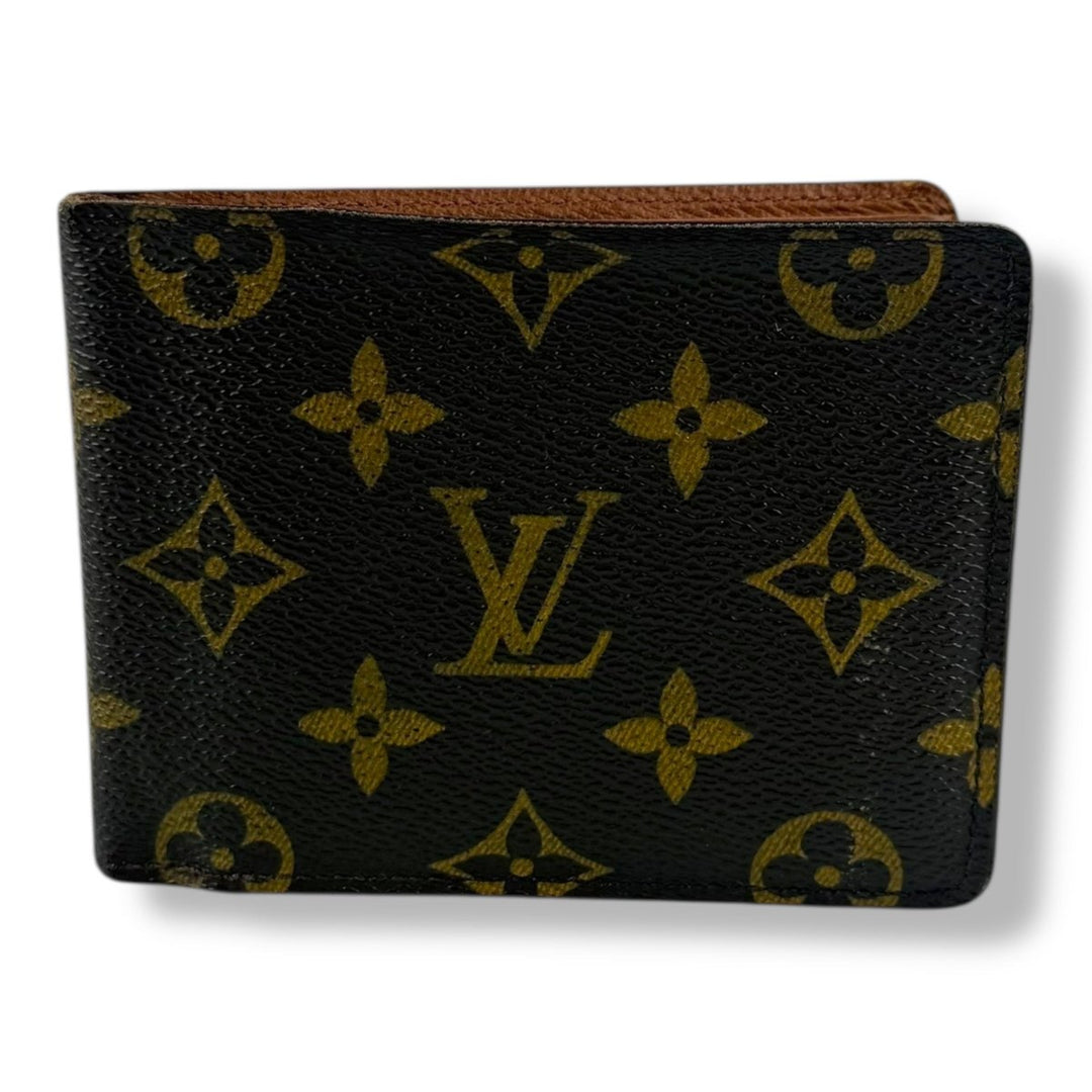 Louis Vuitton Brown Monogram Open Wallet - Lux Central