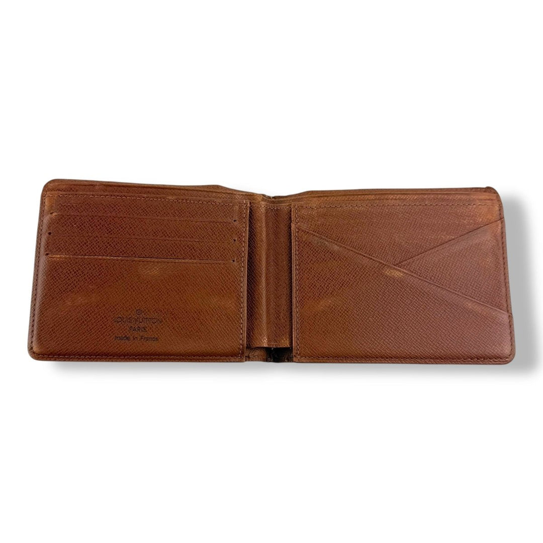 Louis Vuitton Brown Monogram Open Wallet - Lux Central