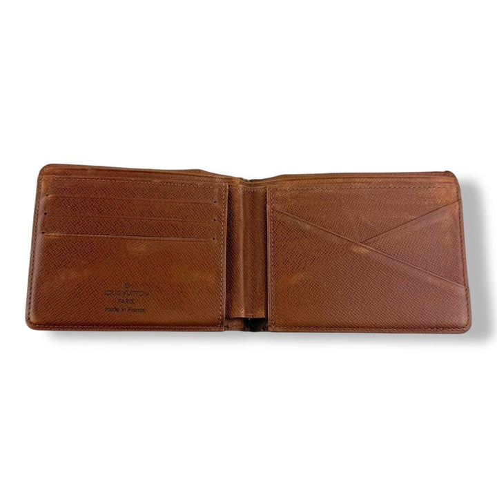 Louis Vuitton Brown Monogram Open Wallet - Lux Central