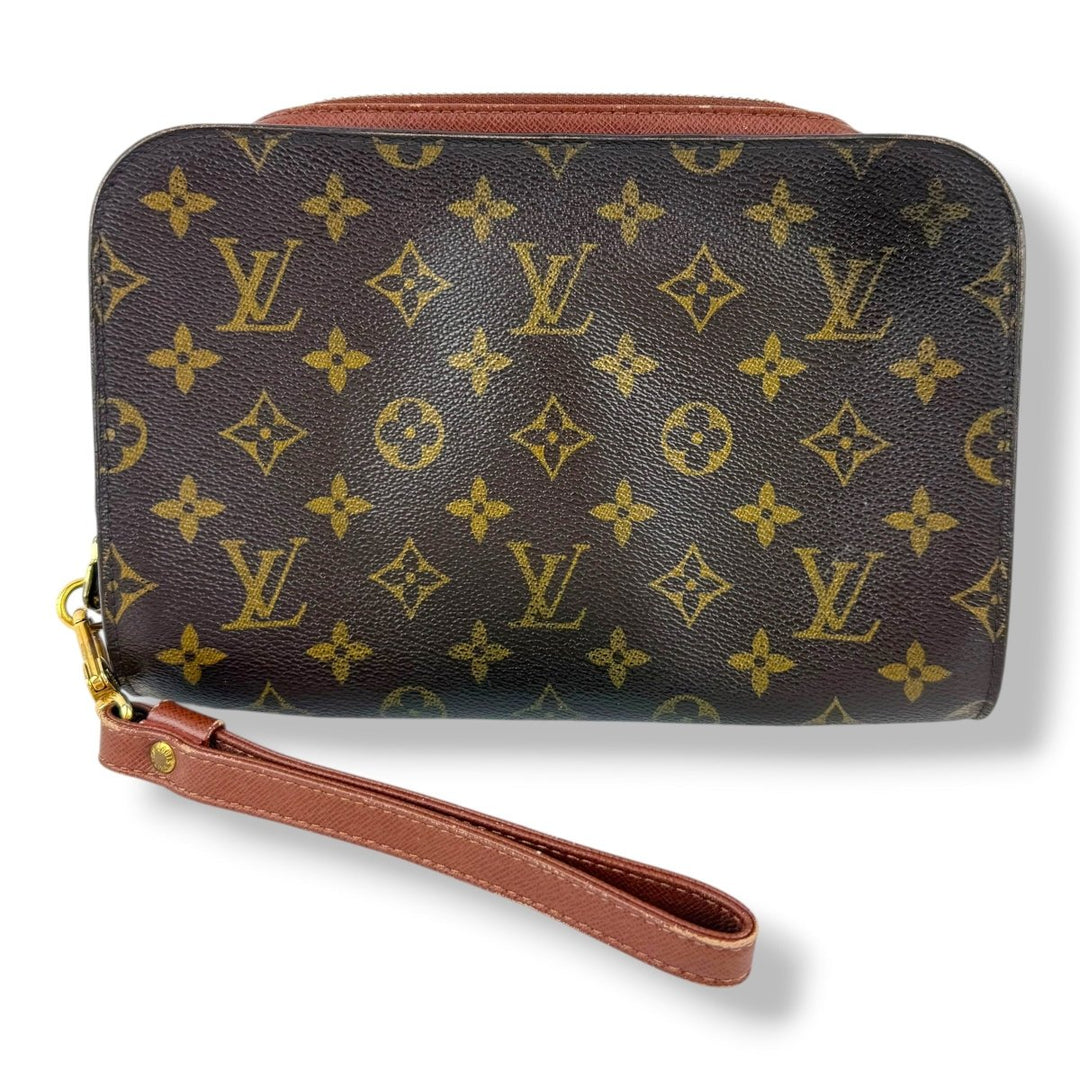 Louis Vuitton Brown Monogram Orsay Clutch Bag - Lux Central