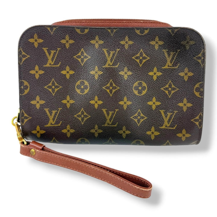 Louis Vuitton Brown Monogram Orsay Clutch Bag - Lux Central