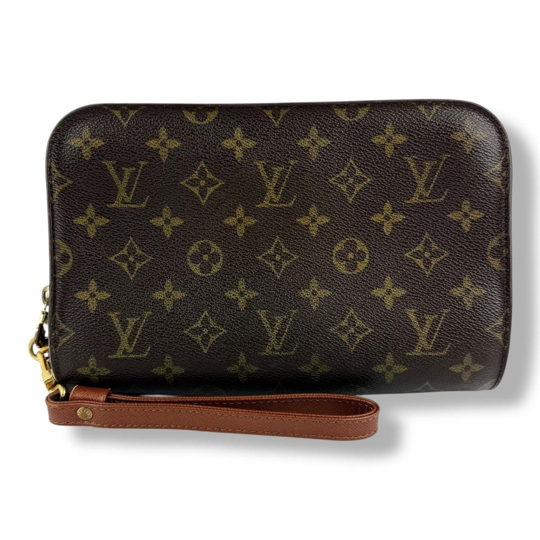 Louis Vuitton Brown Monogram Orsay Clutch Bag - Lux Central
