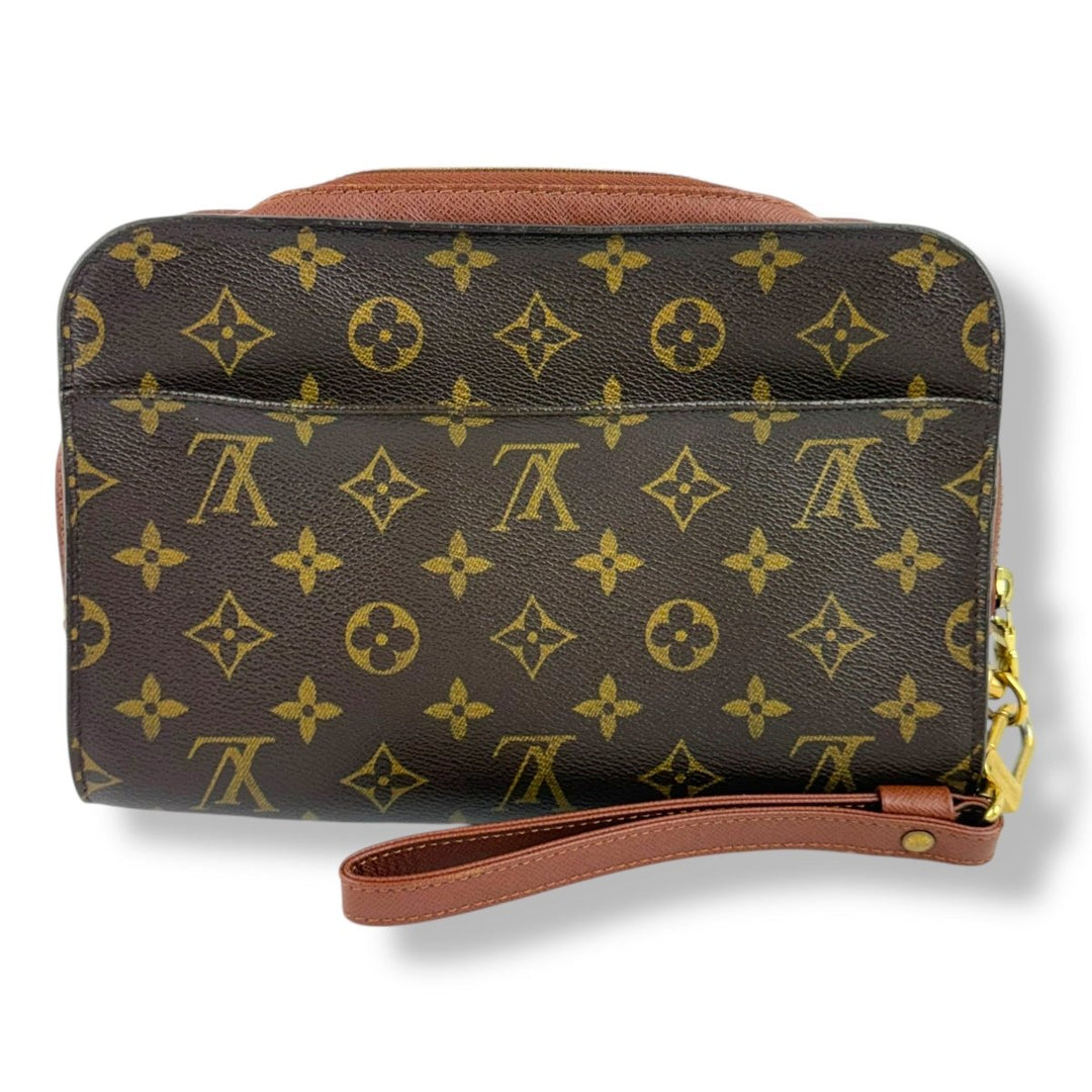 Louis Vuitton Brown Monogram Orsay Clutch Bag - Lux Central