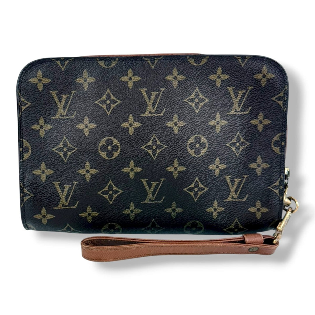 Louis Vuitton Brown Monogram Orsay Clutch Bag - Lux Central