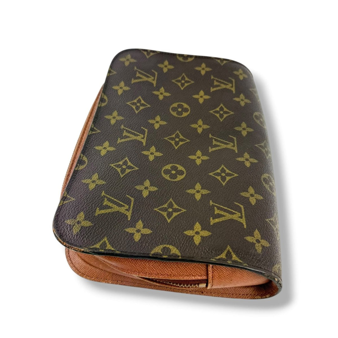 Louis Vuitton Brown Monogram Orsay Clutch Bag - Lux Central