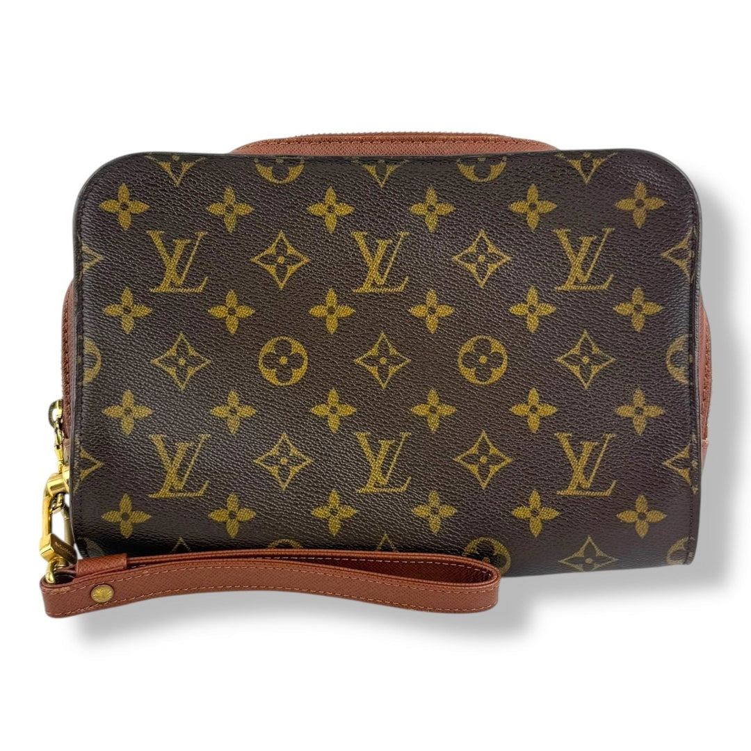 Louis Vuitton Brown Monogram Orsay Clutch Bag - Lux Central