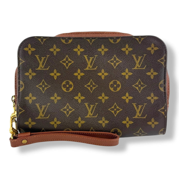 Louis Vuitton Brown Monogram Orsay Clutch Bag - Lux Central